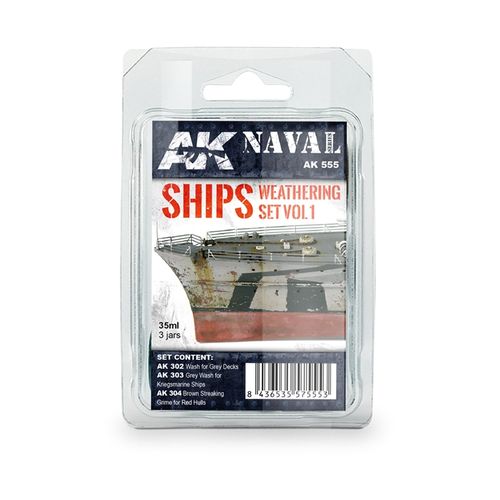 AK-Interactive AK555 Ships Weathering Set Vol.1