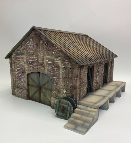 RT-Diorama 35022 Freight Shed (Modular System) (1:35)