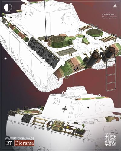 Faustus Models 1:35 - FM35009 Panther Ausf.G [MNH-Late] Detail Set for Das Werk