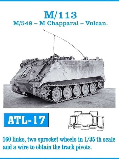 Hovedbilde FriulModel 1:35 - ATL-17 M/113 M/548  M Chapparal ...
