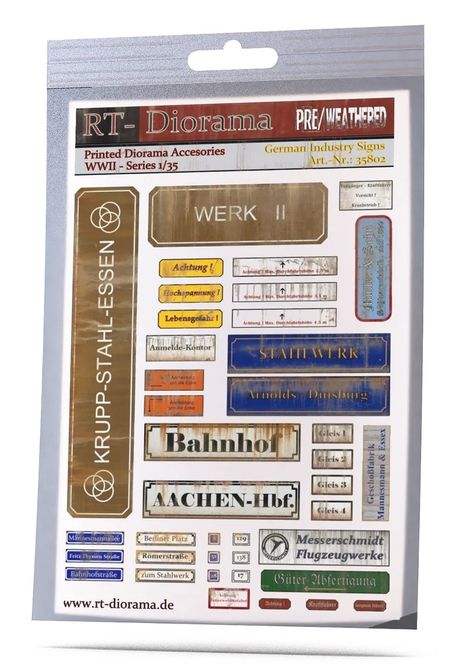 Hovedbilde RT-Diorama 1:35 - 35802 Signs Industry (Germany)