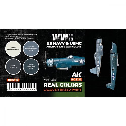 AK-Interactive RCS112 US Navy & USMC WWII Aircraft Late War Set