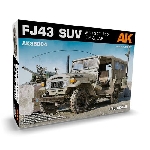 AK-Interactive 1:35 - FJ43 SUV With Soft Top IDF And LAF 35004