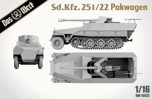 Das Werk 1:16 - Sd.Kfz. 251/22 Ausf.D Pakwagen