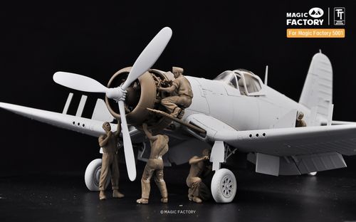 Magic Factory 1:48 - 7507 US WWII Ground Service Crew Set