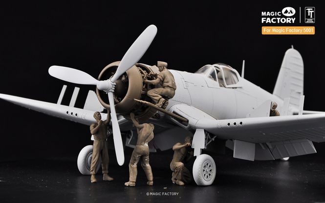 Hovedbilde Magic Factory 1:48 - 7507 US WWII Ground Service ...