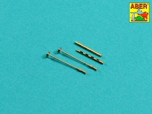 Set of 2  barrels for British Browning .303 aircraft machine guns with  flash hiders - Aber Models