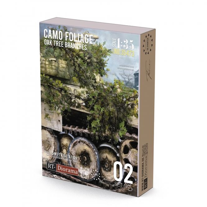 Hovedbilde RT-Diorama 1:35 - 35473 Oak Tree Branches (Camo ...