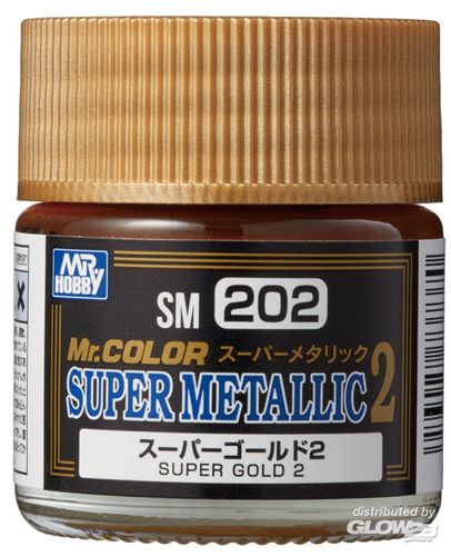 Super Metallic Colors II - Super Gold II  SM202 - Mr. Color 10ml