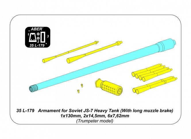 Hovedbilde Armament for Soviet JS-7 Heavy Tank (With long ...