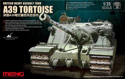 Meng Model 1:35 - British A39 Tortoise Heavy Assault Tank (TS-002)