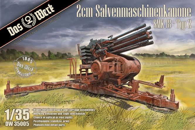 Hovedbilde Das Werk 1:35 - 2cm Salvenmaschinenkanone