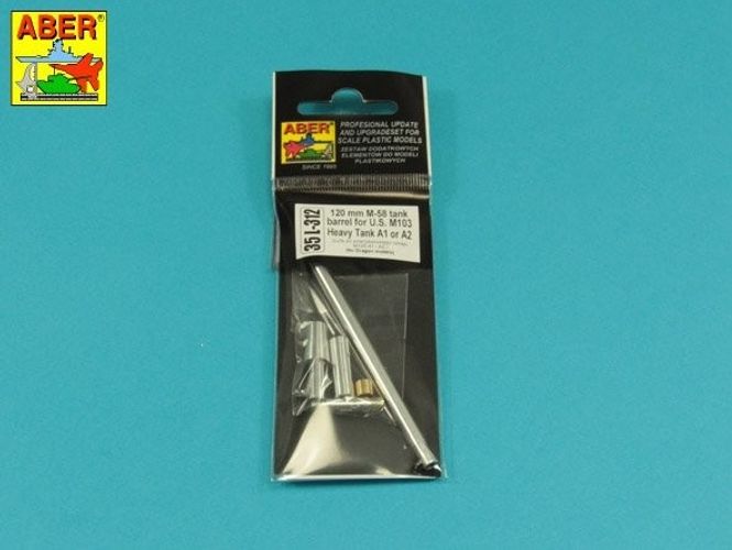 Hovedbilde 120 mm M-58 tank barrel for U.S. M103 Heavy Tank ...