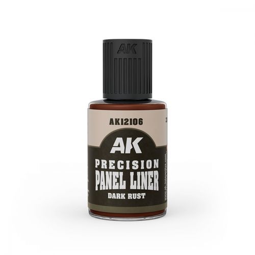 AK Interactive - Dark Rust Brown Panel Liner