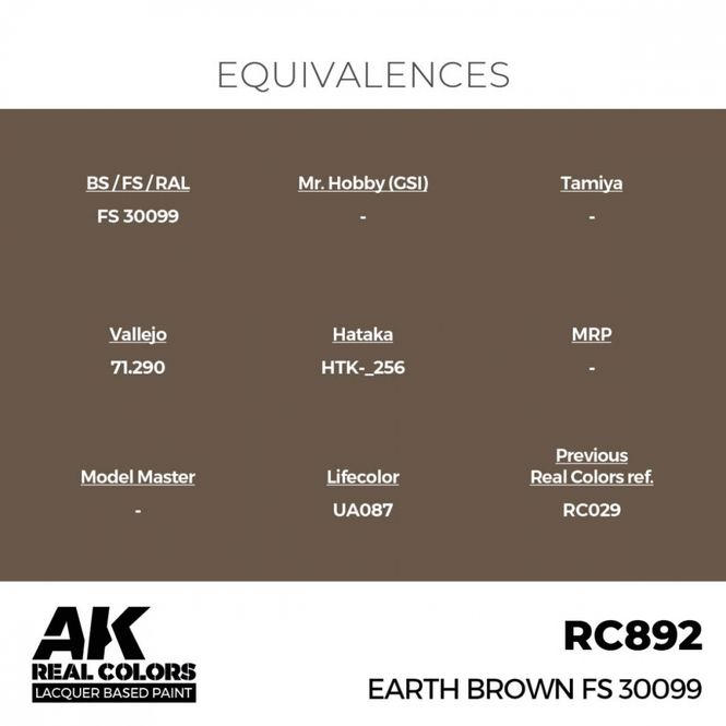 Hovedbilde RC892 Earth Brown FS 30099