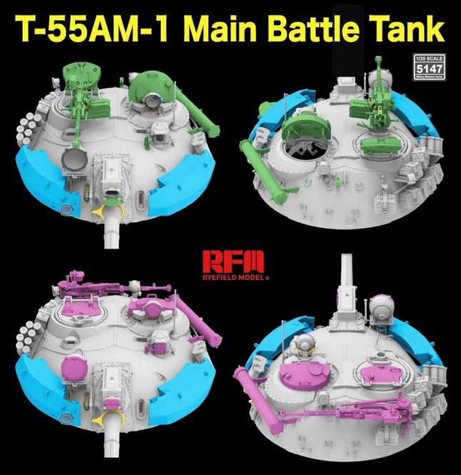 Hovedbilde RFM 1:35 - T-55 AM-1 Main Battle Tank with ...