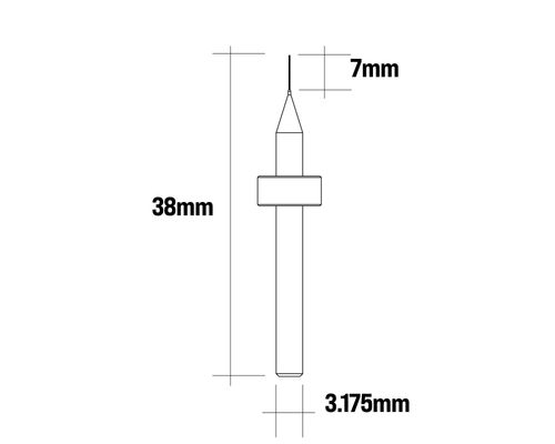 ANYZ Micro Drill Bits - Ø 0.4mm (10pcs set)