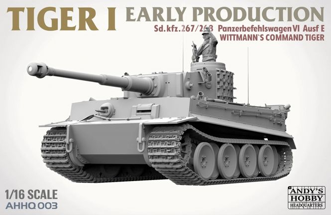 Hovedbilde AHHQ/Takom 1:16 - Tiger I Early Production