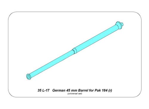German 45 mm Barrel for Pak 184 I