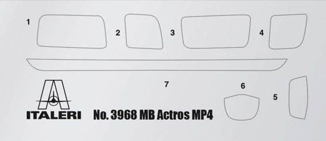 Hovedbilde Italeri 1:24 - MB Actros MP4 Big Space - Grand ...