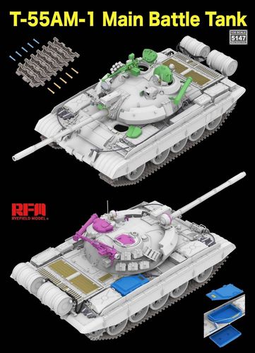 RFM 1:35 - T-55 AM-1 Main Battle Tank with Workable Tracks (RM-5147)