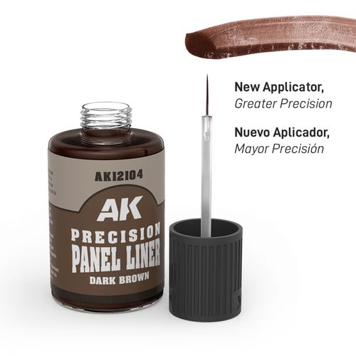 AK Interactive - Dark Brown Panel Liner