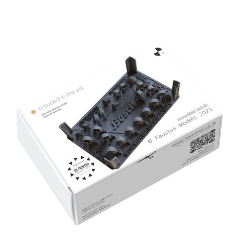 Faustus Models 1:35 - FM35050 Bosch Headlight for German Tanks WW2