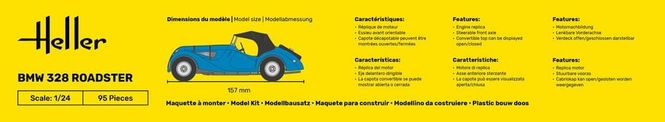 Hovedbilde Heller 1:24 - BMW 328 Street Version - Starter ...