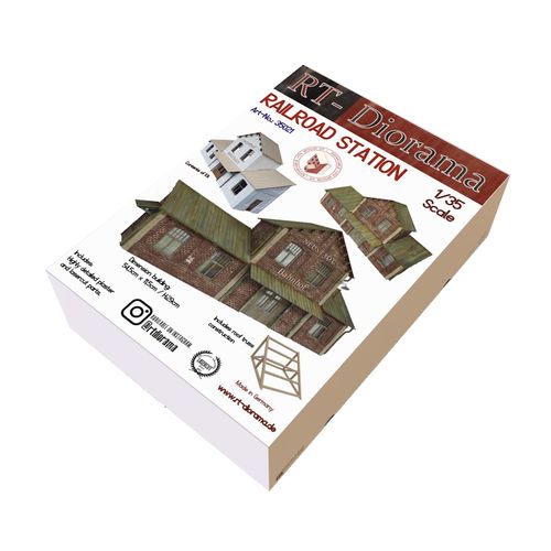 RT-Diorama 35021 Railroad Station (Modular System) (1:35)