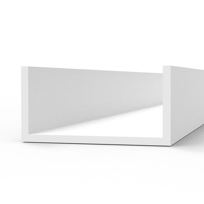 Hovedbilde U Channel 6.0 width x 350mm - STYRENE STRIP