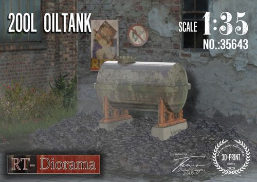RT-Diorama 1:35 - 35643 200l Oil Tank