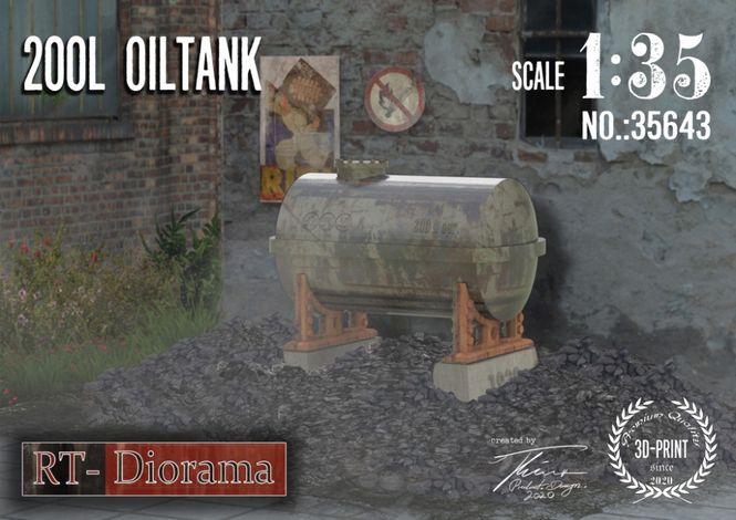 Hovedbilde RT-Diorama 1:35 - 35643 200l Oil Tank