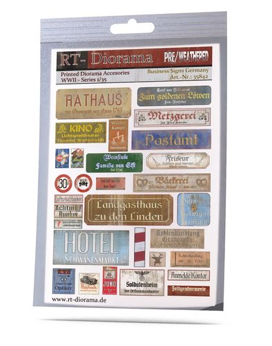 RT-Diorama 1:35 - 35842 Business-Signs Germany