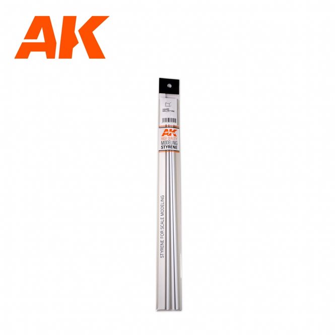 Main Image Square hollow tube 4.00x350mm(0,7mm)-STYRENE ...