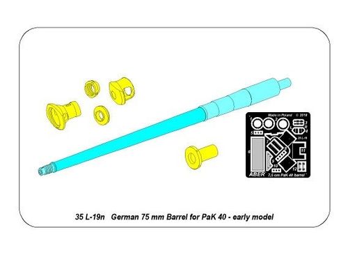 German 75 mm Barrel for PaK 40- Early model