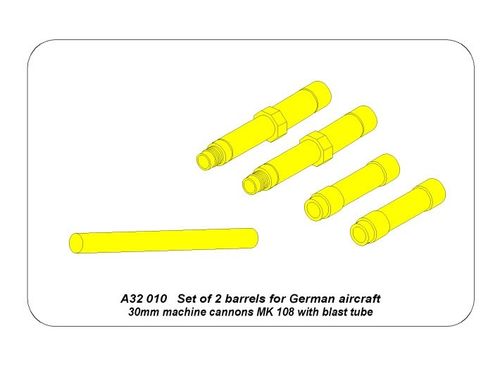 2  barrels for MK 108 - Aber Models