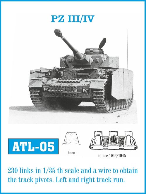 Hovedbilde FriulModel 1:35 - ATL-05 Panzer III (H-K) / IV ...