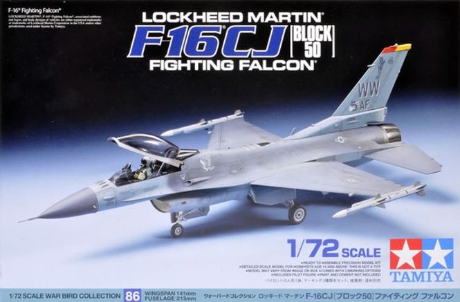 Main Image Tamiya 1:72 - F-16CJ Block 50 (60786)
