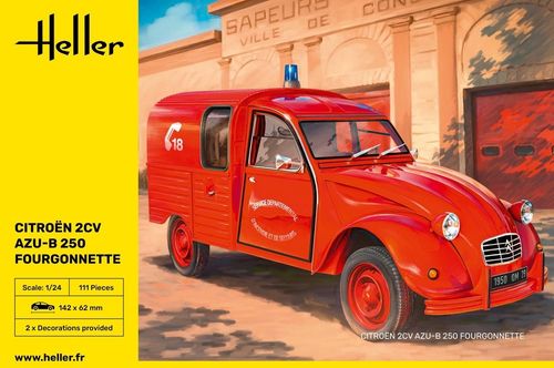 Heller 1:24 - Citroën 2CV AZU-B 250 Fourgonette (82701)
