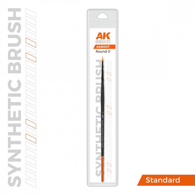 Main Image AK-Interactive B007 AK Synthetic Brush - Round 0