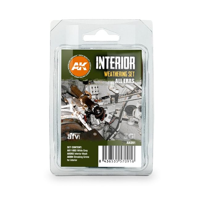 Hovedbilde AK-Interactive AK091 Interior Weathering Set