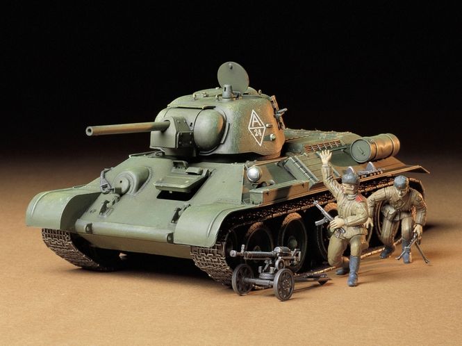 Hovedbilde Tamiya 1:35 - Russian T34/76 Tank ChTZ Version ...