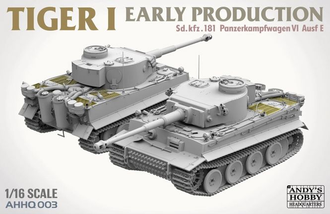 Hovedbilde AHHQ/Takom 1:16 - Tiger I Early Production