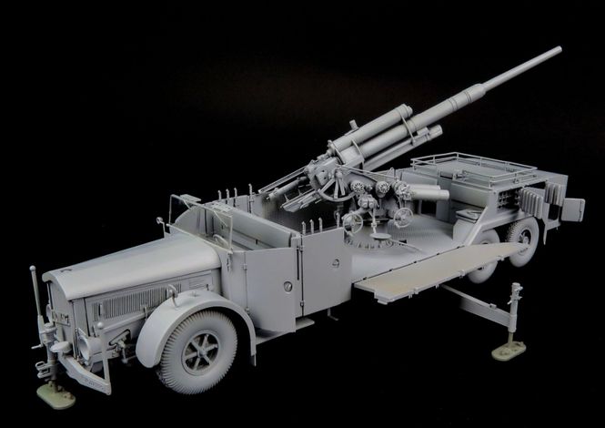 Main Image Das Werk 1:35 - 8.8cm Flak mounted on 9t VOMAG ...