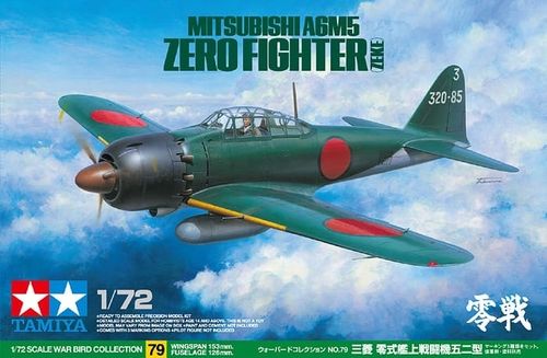 Tamiya 1:72 - Mitsubishi A6M5 Zero Fighter (Zeke) (60779)