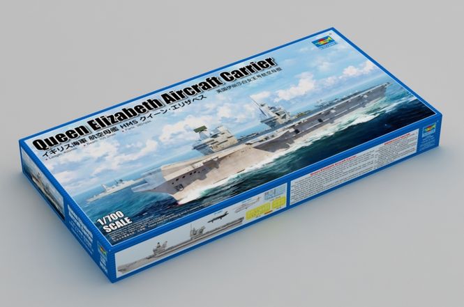 Hovedbilde Trumpeter 1:700 - HMS Queen Elizabeth Aircraft ...