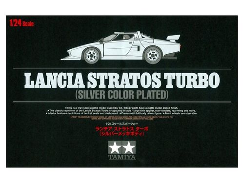 Tamiya 1:24 - Lancia Stratos Turbo (Silver Color Plated) (25418)