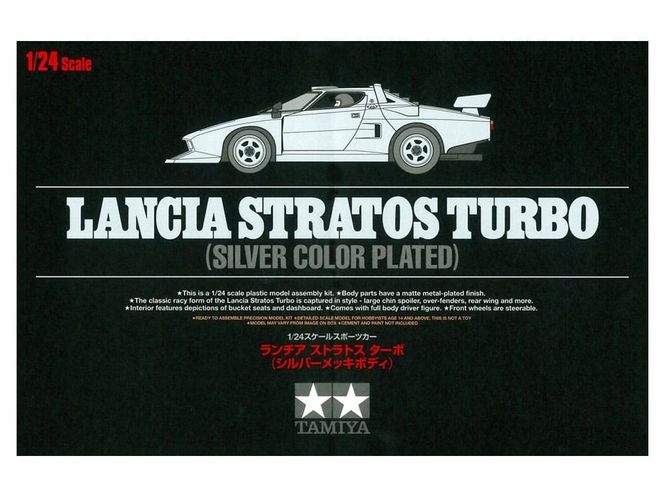 Hovedbilde Tamiya 1:24 - Lancia Stratos Turbo (Silver Color ...