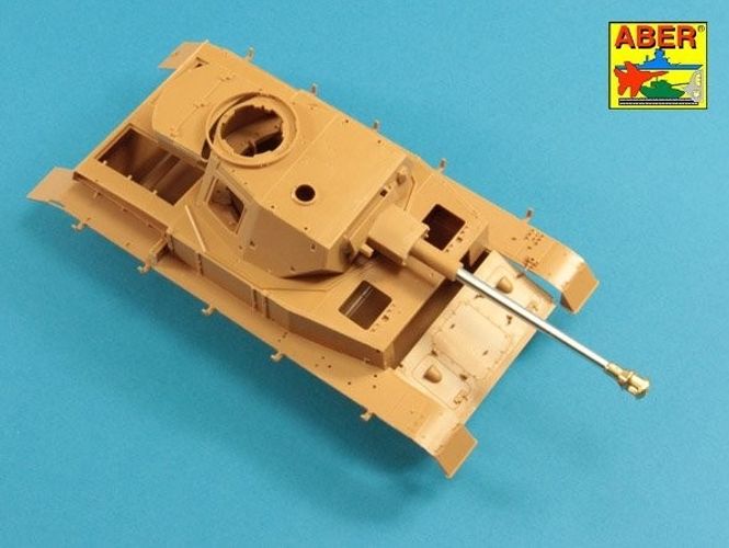 Hovedbilde 75mm KwK40L/48 barrel with middle model muzzle ...