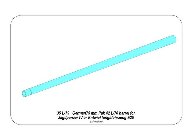 Hovedbilde German 75 mm for Jagdpanzer IV or E25